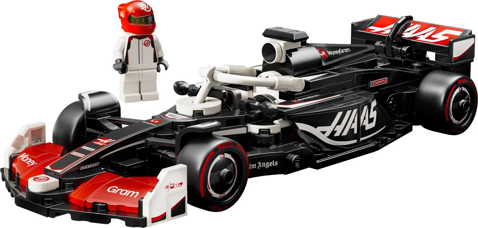 LEGO Speed Champions Moneygram Haas F1 Team VF-24 Race Car (77250) (1)