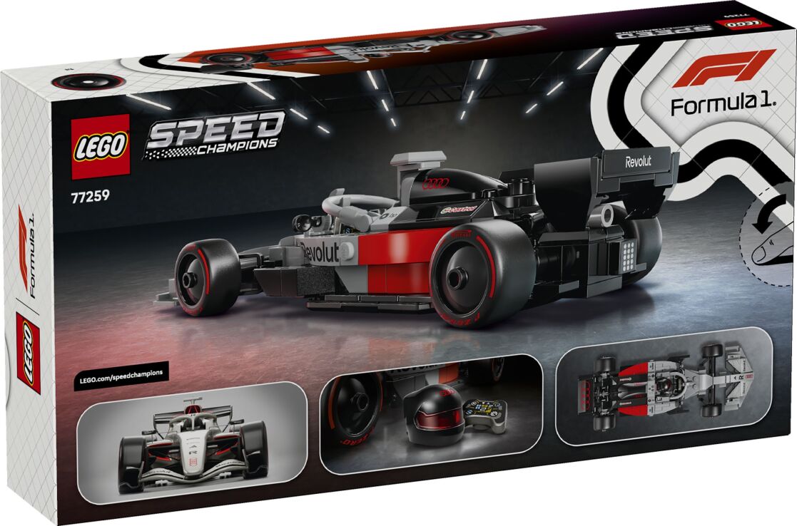 LEGO Speed Champions AUDI Revolut F1 Team R26 Race Car (77259) (9)