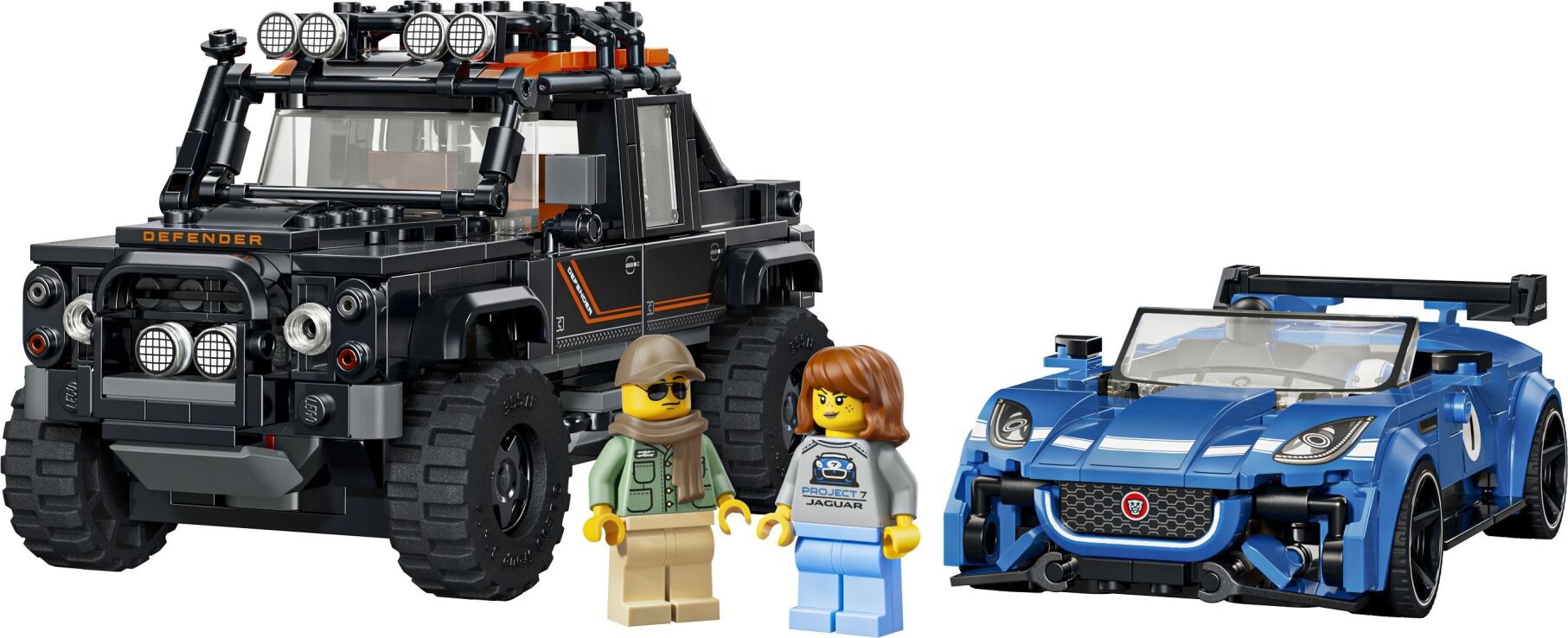 LEGO® Speed Champions Jaguar Project 7 & Land Rover Defender (77264) (1)