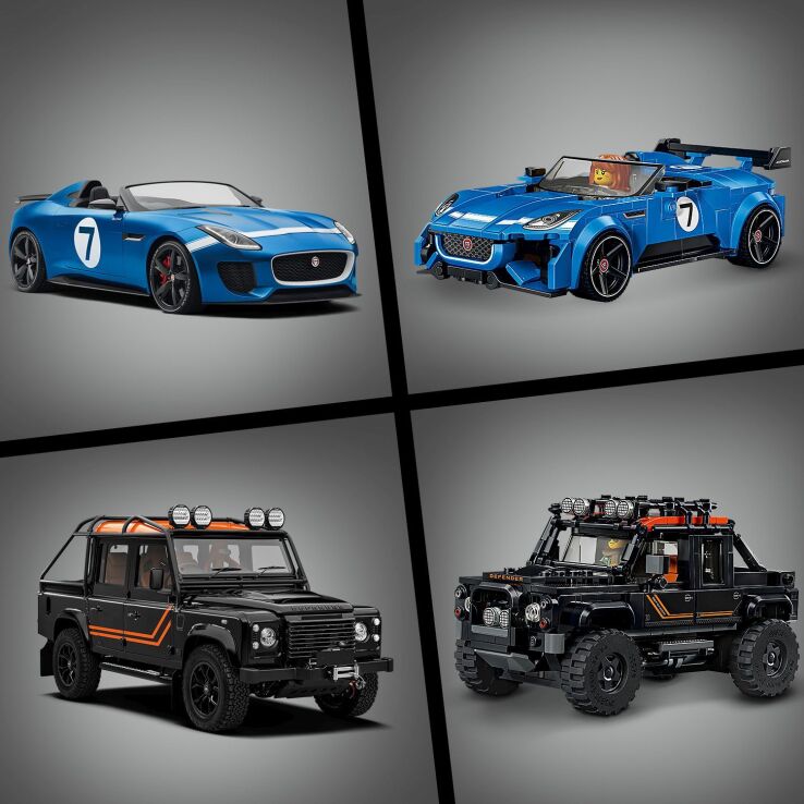 LEGO® Speed Champions Jaguar Project 7 & Land Rover Defender (77264) (2)
