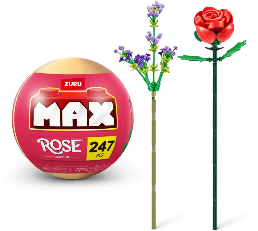 Zuru Max Premium Bricks Rose 247Τμχ Series 1-2 Σχέδια-1Τμχ  (83183) (1)