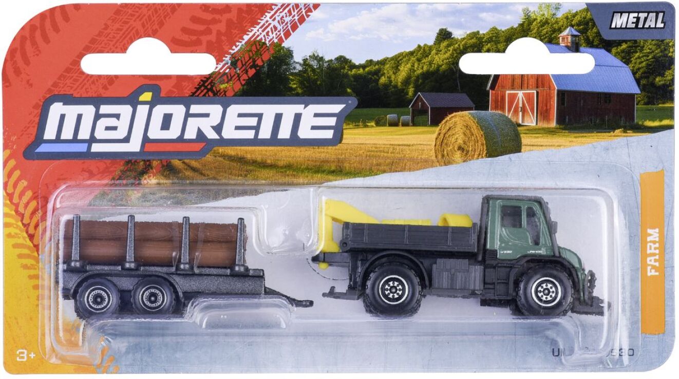 Majorette D/C Οχήματα Farm Trailer 13cm-4 Σχέδια (8503002000) (2)