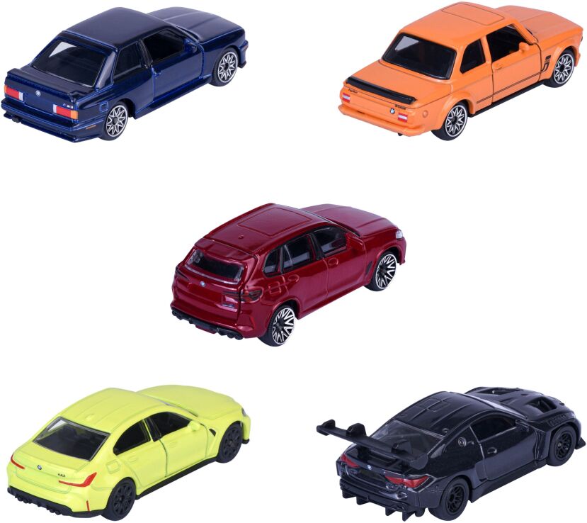 Majorette D/C Giftpack BMW Σετ 5 Οχήματα 7.5cm (8502105005) (2)