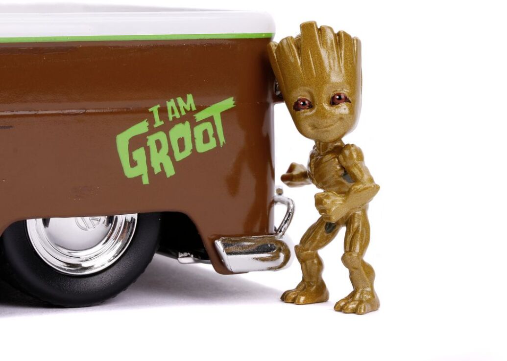 Jada Marvel Groot 1963  Volkswagen Bus Pickup 1:24 Και Φιγούρα (253225013) (2)