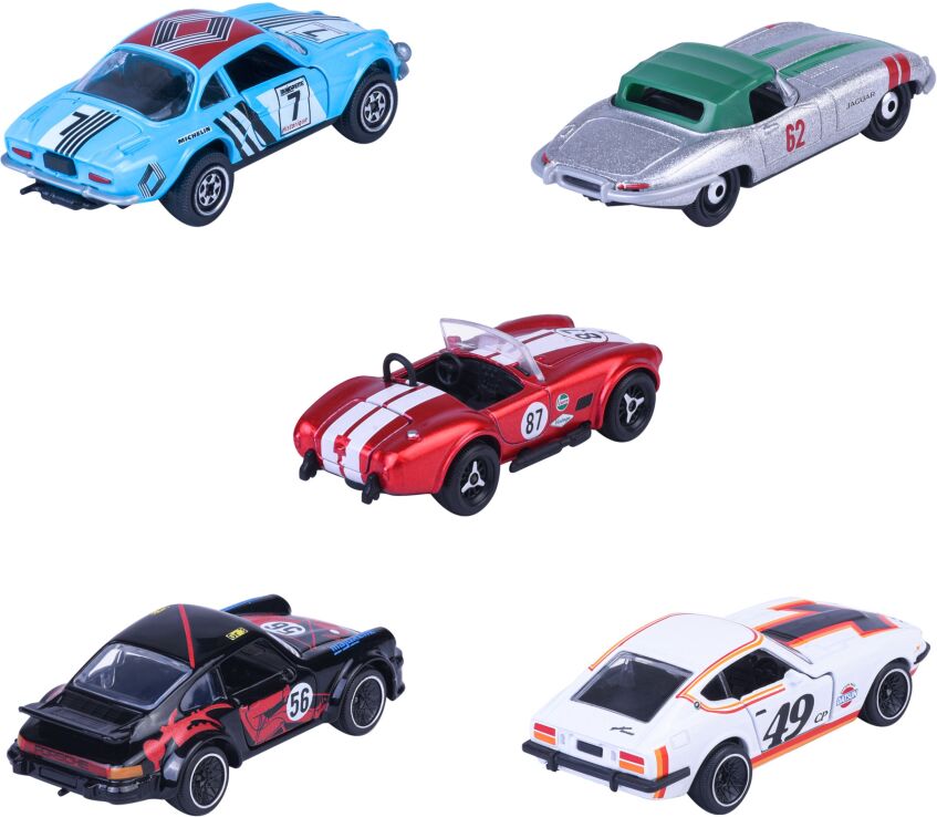 Majorette D/C Giftpack Vintage Racing Σετ 5 Οχήματα 7.5cm (8502005001) (2)