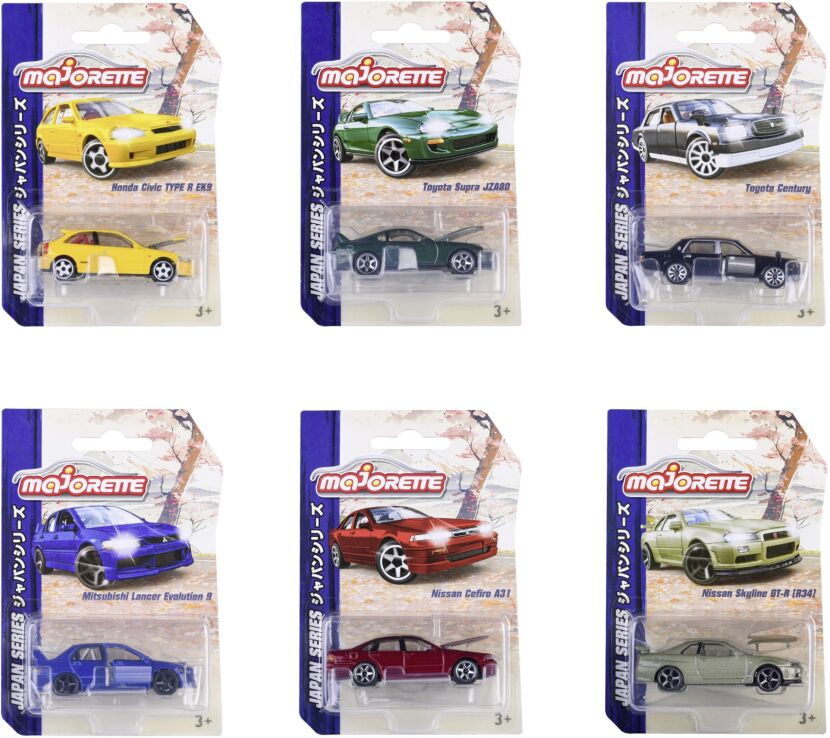 Majorette D/C Οχήματα Premium Japan 7.5cm-6 Σχέδια (212051029) (2)