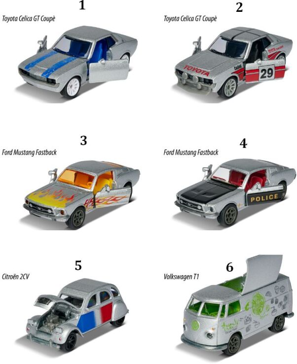 Majorette D/C Οχήματα Vintage Deluxe 7.5cm-6 Σχέδια (212052019) (1)