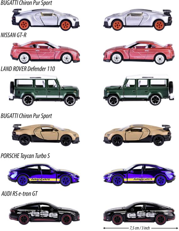 Majorette D/C Οχήματα Deluxe 7.5cm-6 Σχέδια (212053190) (9)