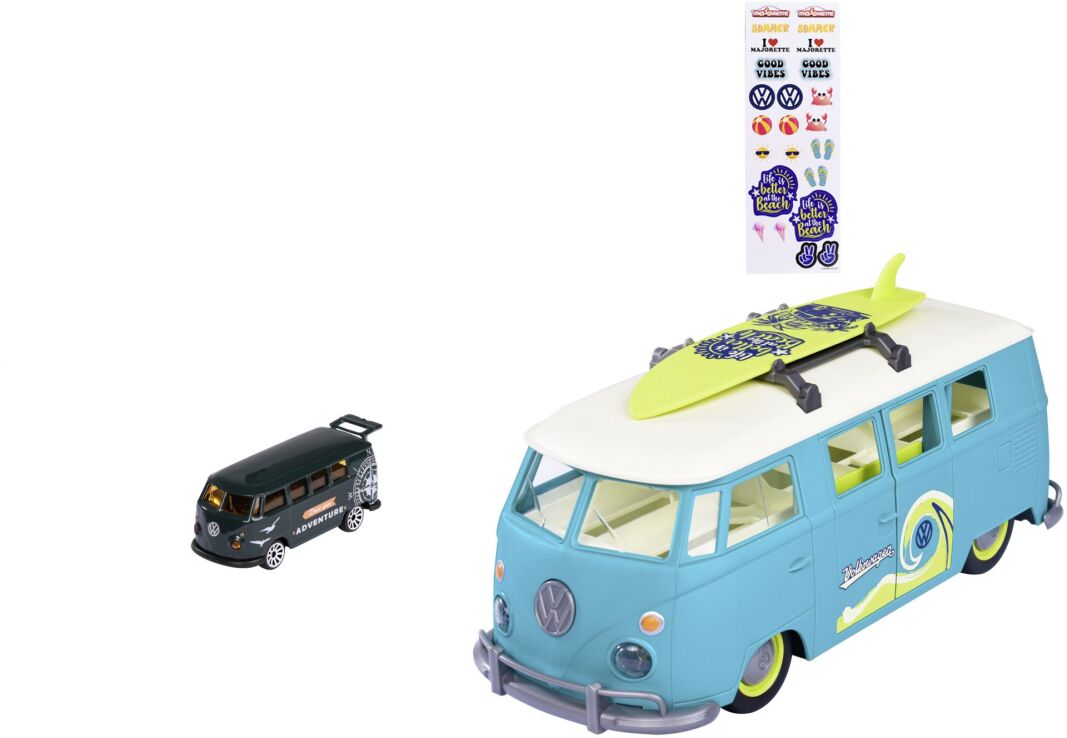 Majorette D/C Οχήμα VW The Originals T1-Θήκη Μεταφοράς 32.5cm+1 Αυτοκίνητο (212055010) (0)