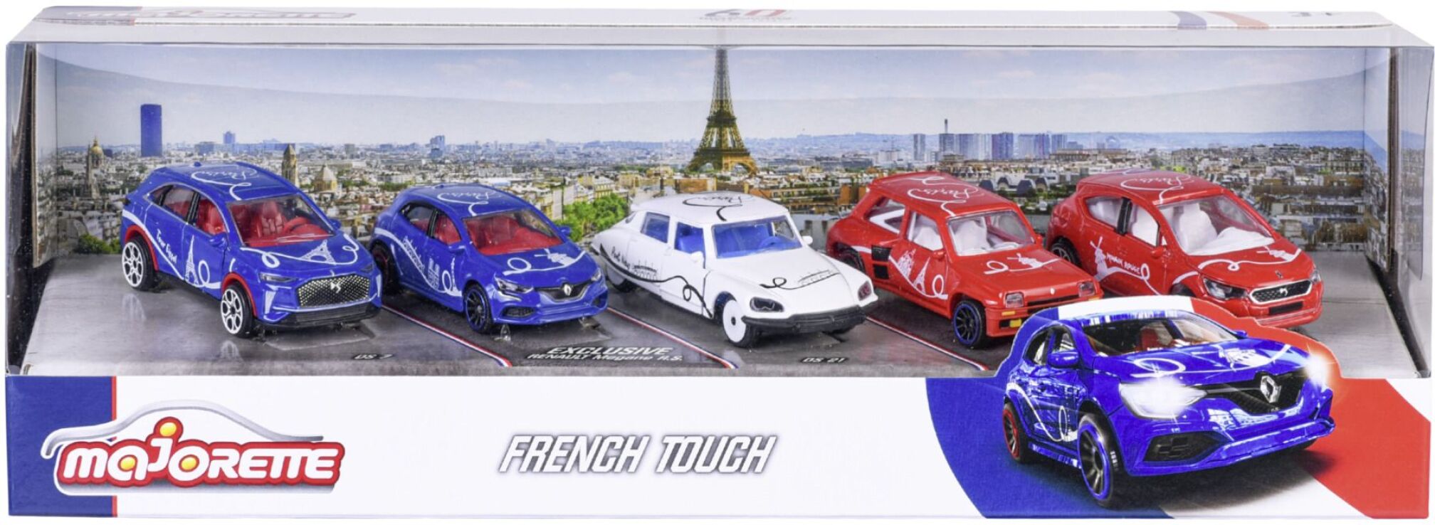 Majorette D/C Giftpack French Touch Σετ 5 Οχήματα 7.5cm (212055012) (1)