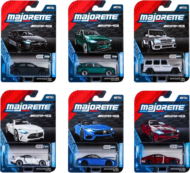 Majorette D/C Οχήματα Premium Mercedes-AMG-7.5cm-6 Σχέδια (8502100001) (2)