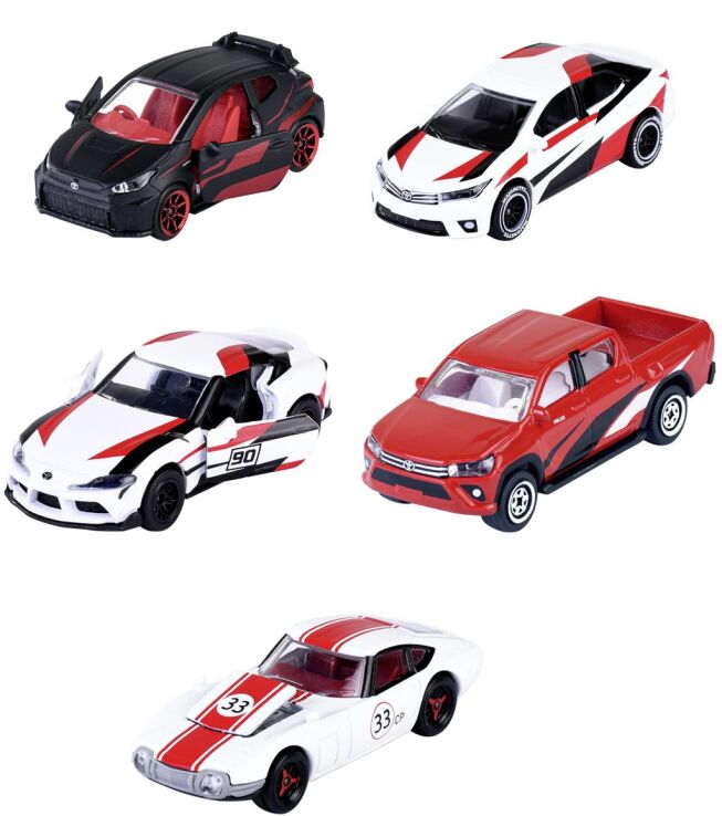 Majorette D/C Giftpack Toyota Racing Σετ 5 Αυτοκίνητα 7.5cm (8502105003) (0)