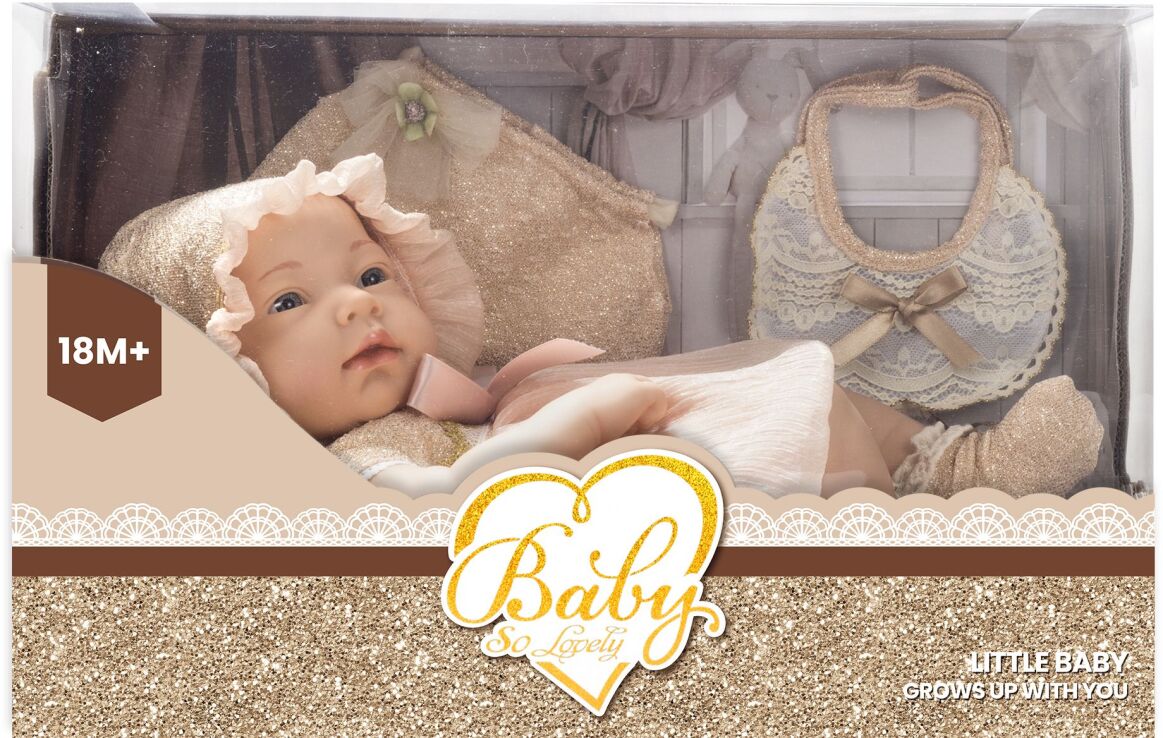 BW Σετ Μωρό New Born Baby Doll 15" (227-2) (0)