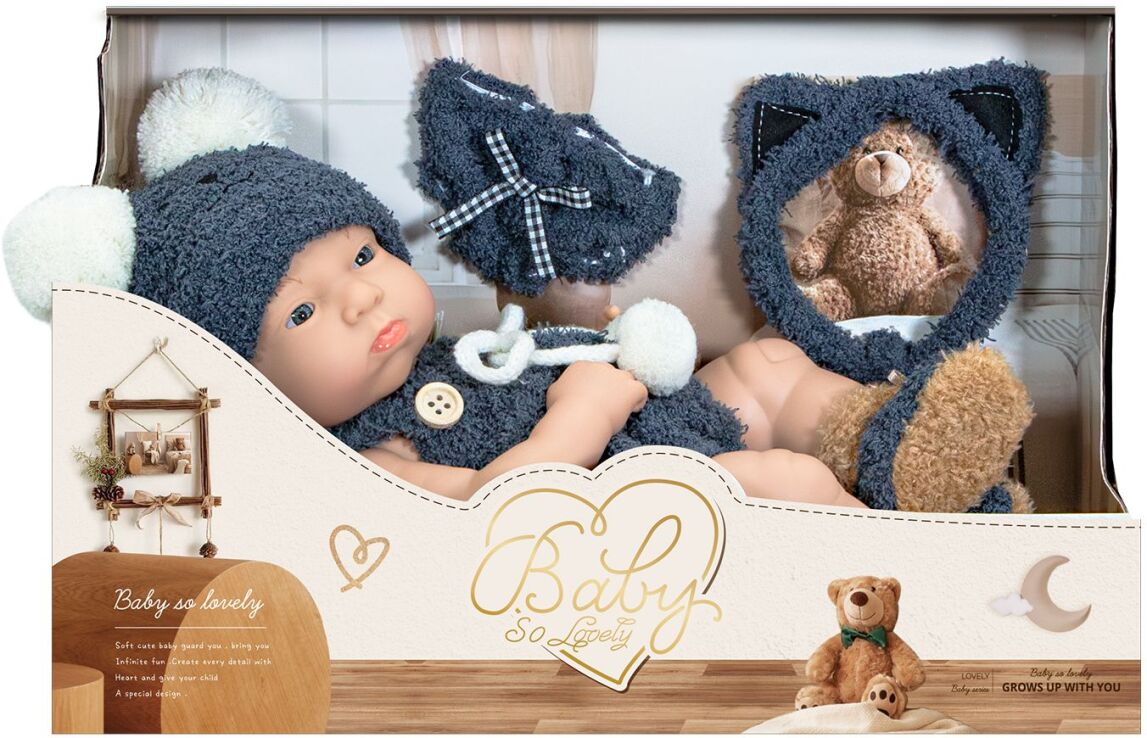 BW Σετ Μωρό Baby Doll 12'' & Αξεσουάρ (8805-1) (1)