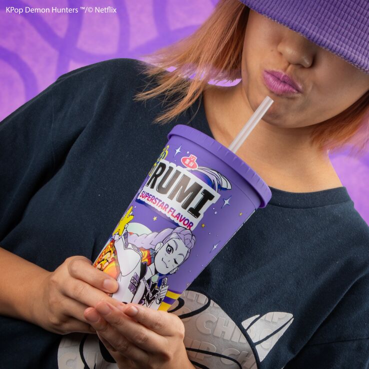 FBL K-Pop Demon Hunters Rumi:Superstar Flavor Ποτήρι Με Καλαμάκι (CR4383) (4)