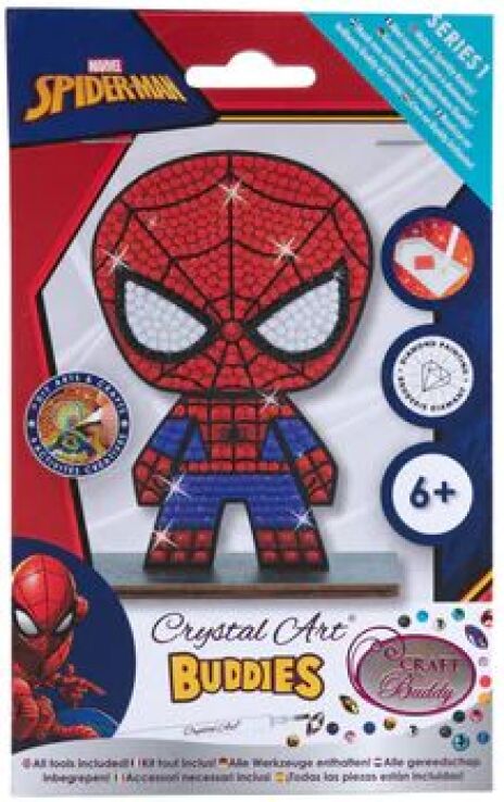 Craft Buddy Φιγούρα Crystal Art Spiderman (CAFGR-MCU001) (1)