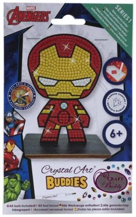 Craft Buddy Φιγούρα Crystal Art Ironman (CAFGR-MCU003) (1)