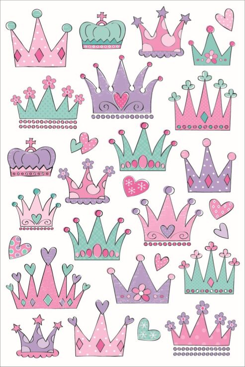 LKing Sticker Κορώνες Glitter (CLA3024V) (0)