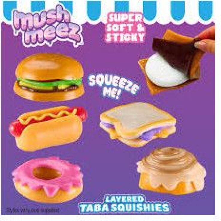 BHT Mushmeez Squishies-6 Σχέδια-1Τμχ (MU04748) (1)