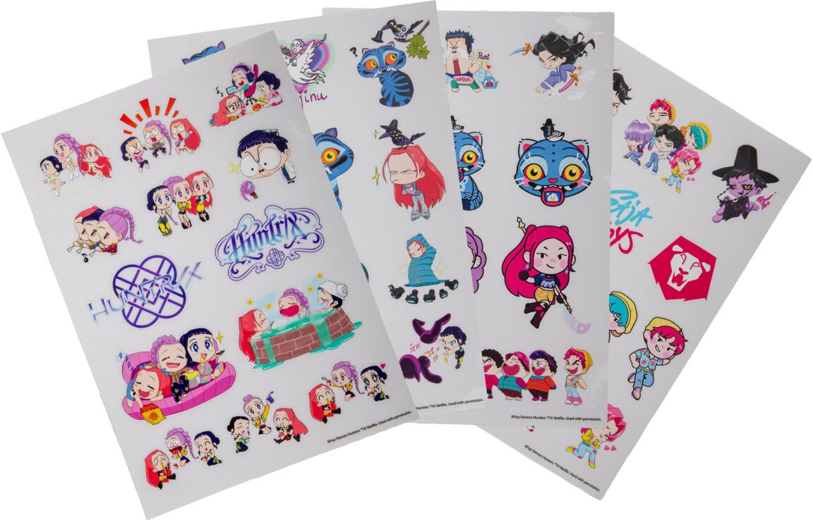 FBL K-Pop Demon Hunters Αυτοκόλλητα 4 Φύλλα (CR5225) (2)