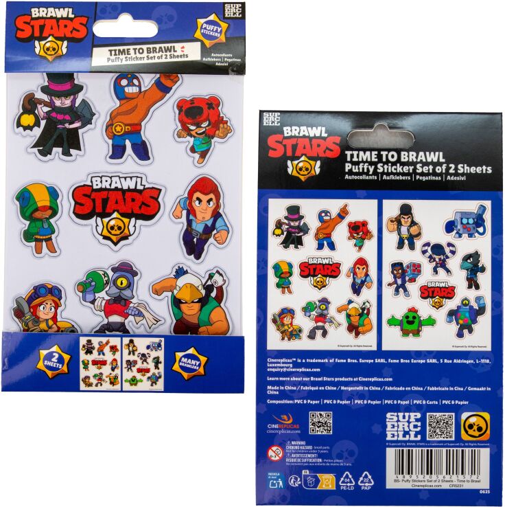 FBL Brawl Stars Αυτοκόλλητα Puffy (CR5231) (3)