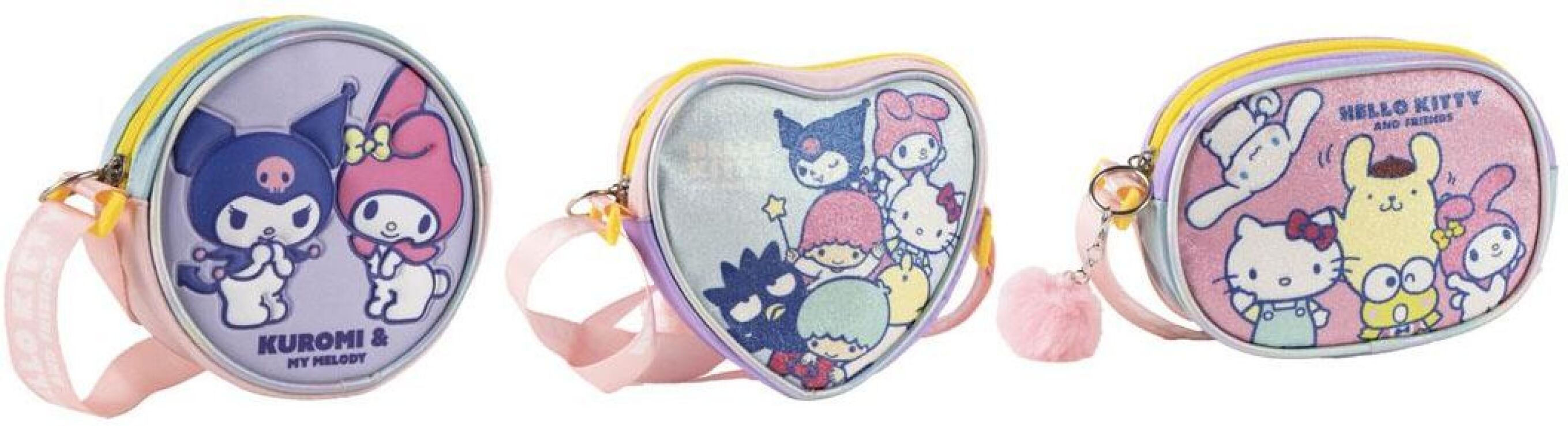 Cerda Hello Kitty Τσαντάκι Ώμου-3 Σχέδια (2100006392) (2)
