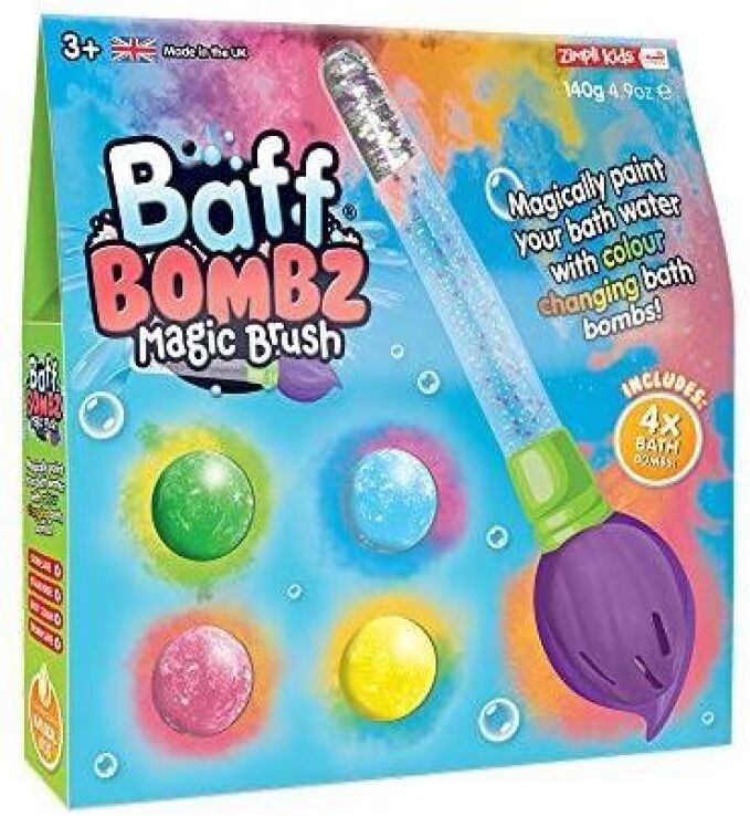 Zimpli Kids Baff Bombz Magic Brush 140gr 4Τμχ (6727) (0)