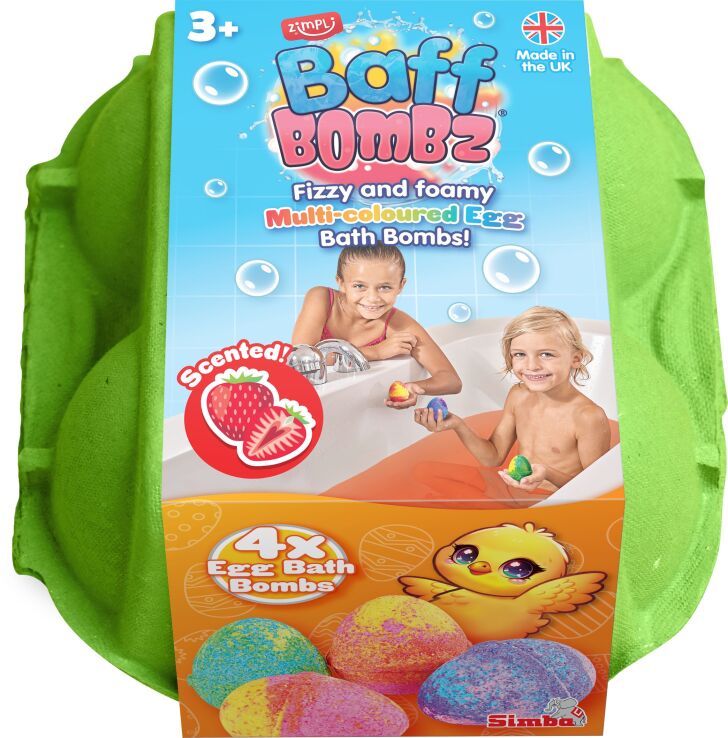 Zimpli Kids Baff Bombz Fizz Egg 4Τμχ (7066) (0)