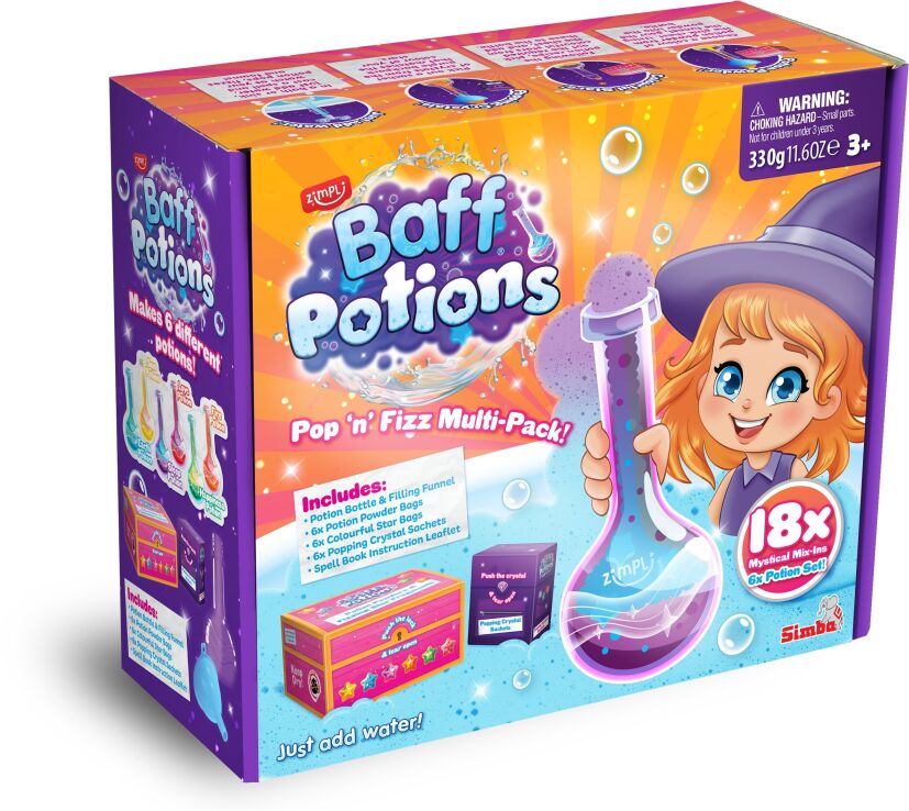 Zimpli Kids Baff Potions Pop N'Fizz 330gr. (7251) (0)