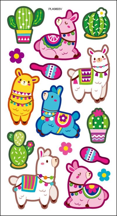 LKing Sticker Pop-Up Llamas (PLA9804V) (0)