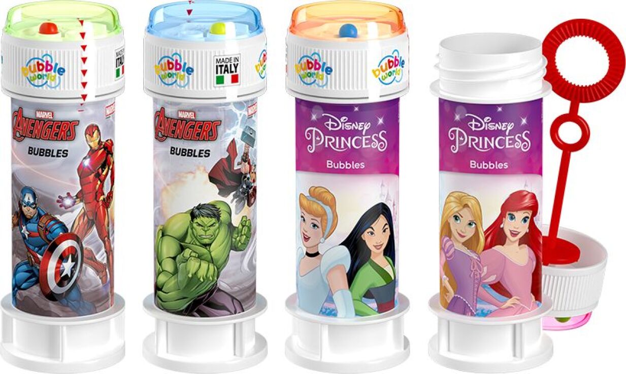 DLC Princess & Avengers Bubbles Σαπουνόφουσκες-4 Σχέδια-1Τμχ (103001010037) (0)