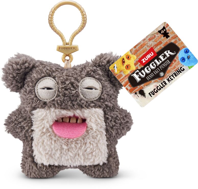 Zuru Λούτρινο Fuggler Keyrings-10 Σχέδια (15706) (10)