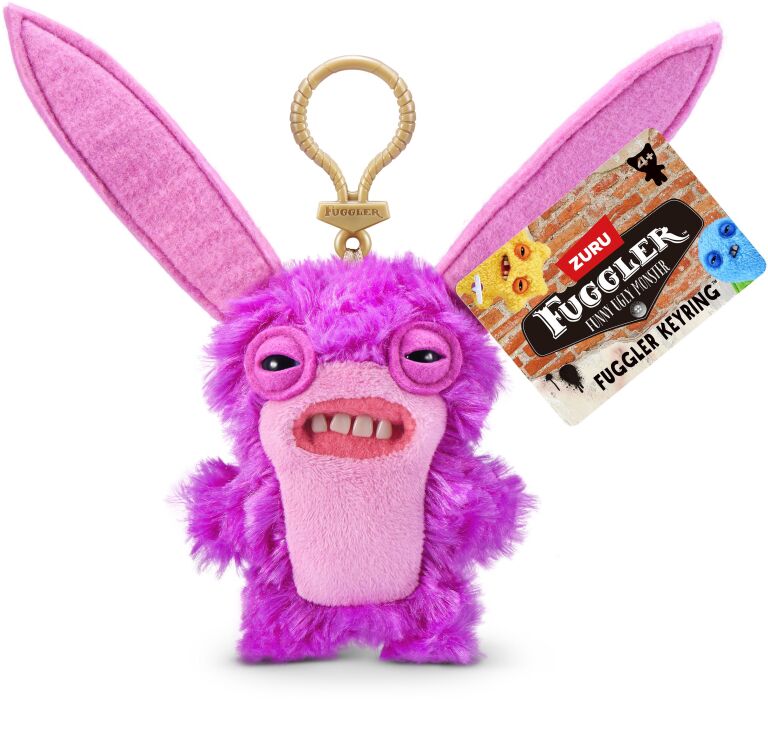 Zuru Λούτρινο Fuggler Keyrings-10 Σχέδια (15706) (5)