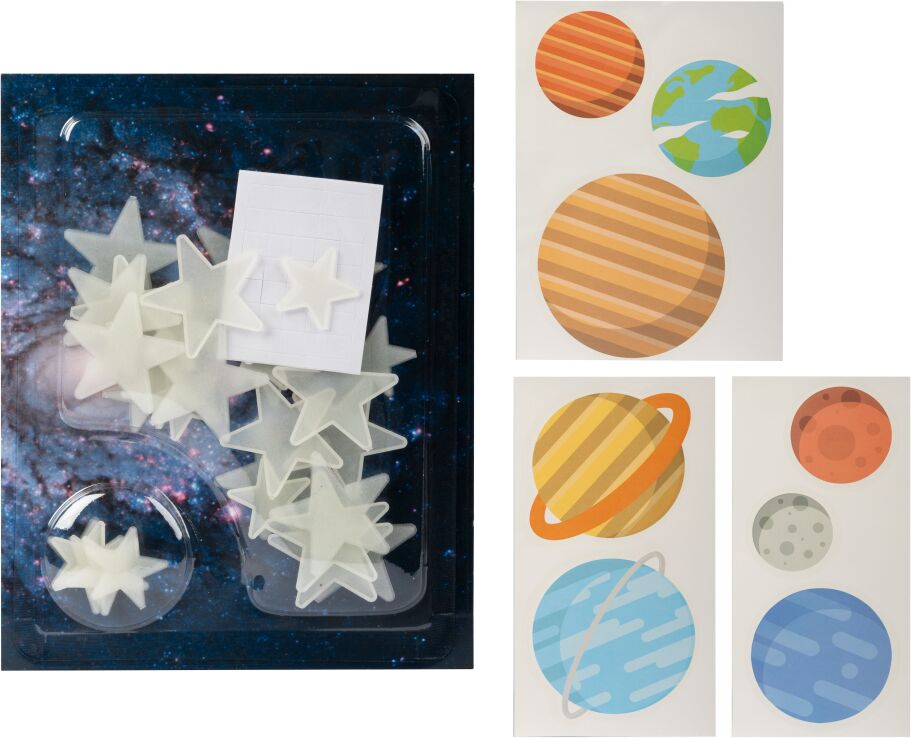 RMS Nasa Σετ Αυτοκόλλητα Glow In The Dark (82-0044-A) (1)