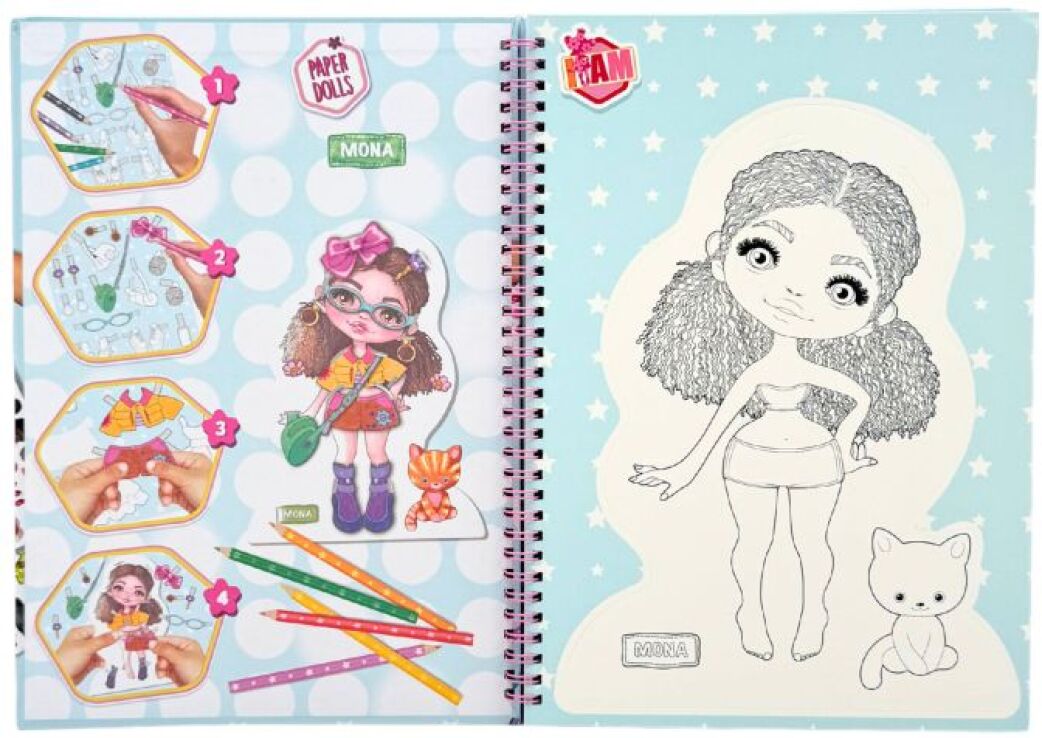 Canenco I Am Μπλοκ Δραστηριοτήτων Fashion Design S3-3 Σχέδια (IAM252253V2) (4)