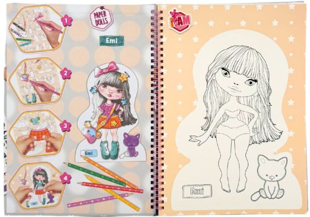 Canenco I Am Μπλοκ Δραστηριοτήτων Fashion Design S3-3 Σχέδια (IAM252253V2) (6)