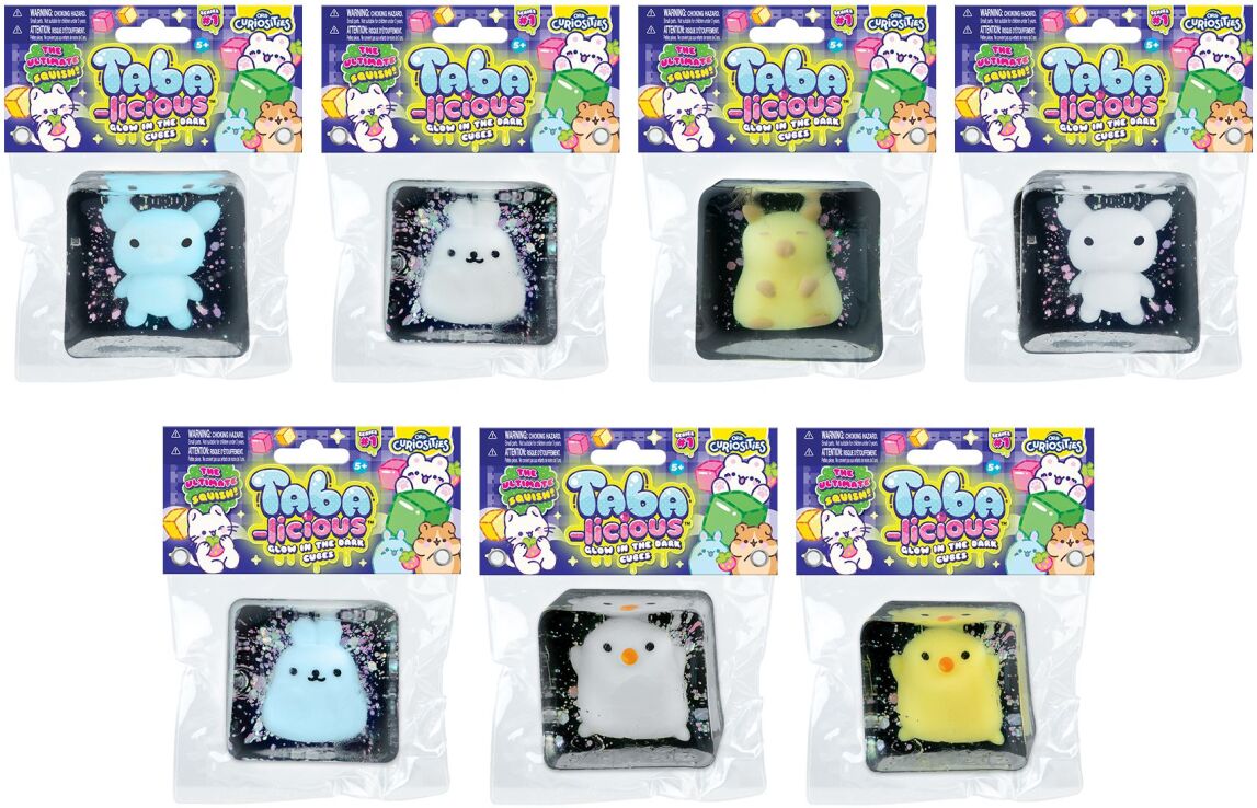 ORB Tabalicious Squishy Κύβος Glow In The Dark-7 Σχέδια (4284302407) (1)