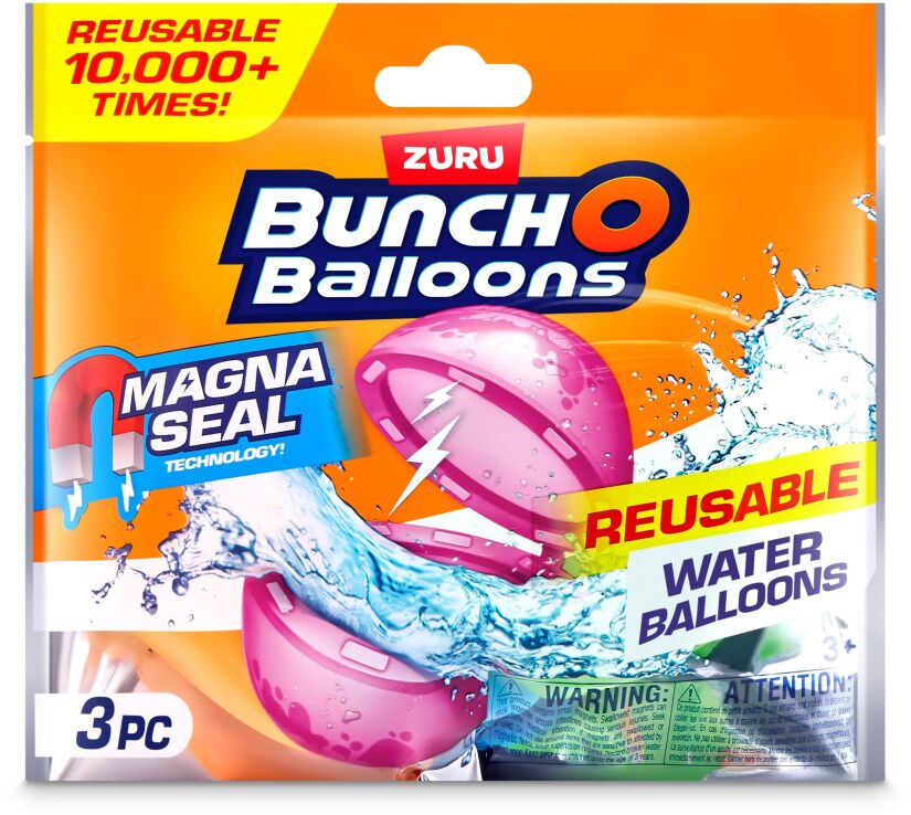 Zuru Bunch O Balloons Reusable Water Balloons-2 Σχέδια-1Τμχ (56592) (0)
