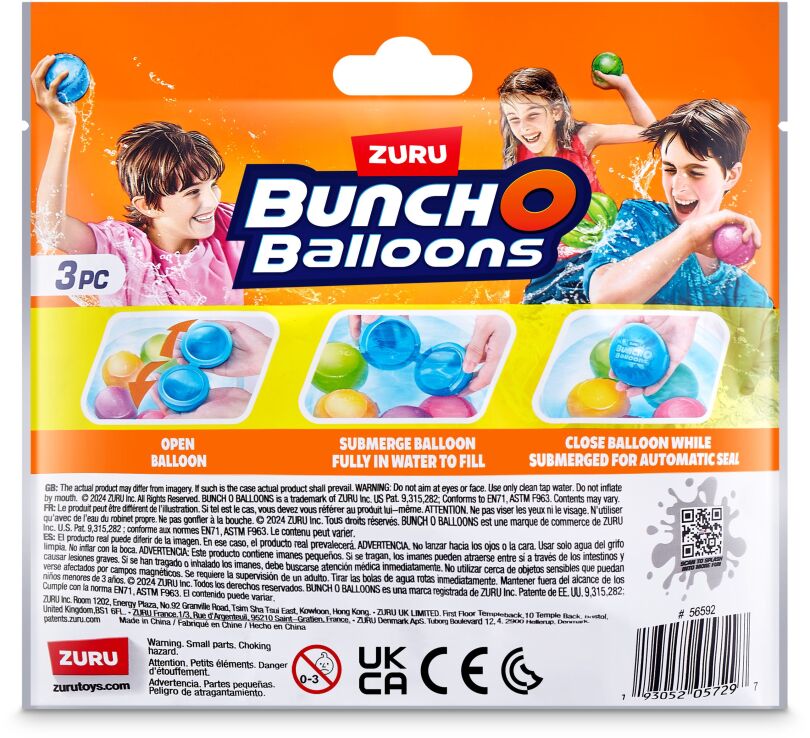 Zuru Bunch O Balloons Reusable Water Balloons-2 Σχέδια-1Τμχ (56592) (7)