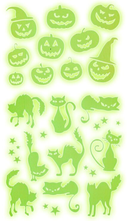 WM Αυτοκόλλητα Halloween Glow In The Dark 21x15cm (86851) (0)