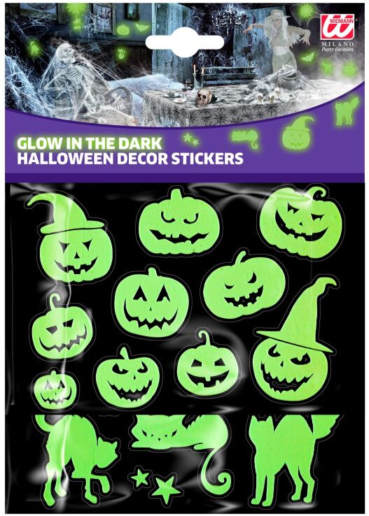 WM Αυτοκόλλητα Halloween Glow In The Dark 21x15cm (86851) (1)