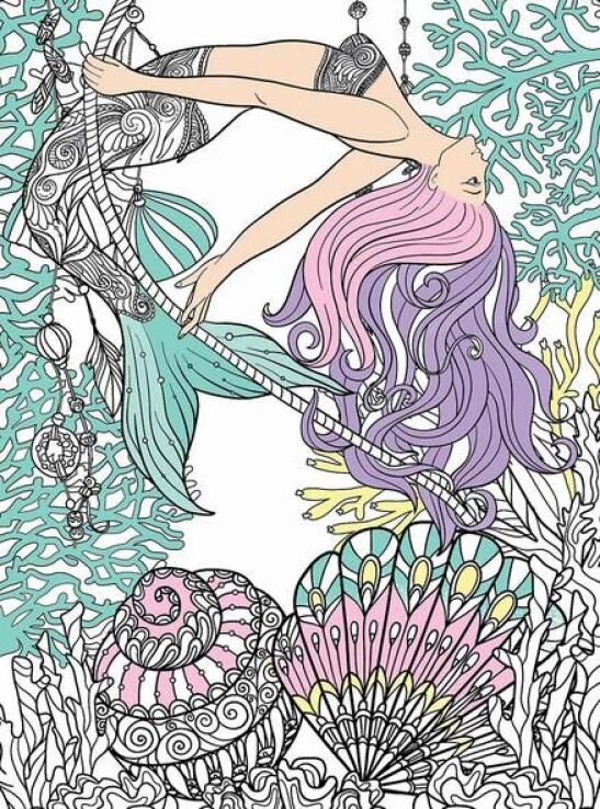 Γοργόνες-Καλειδοσκόπιο Χρωμάτων No1 (1654) (1)