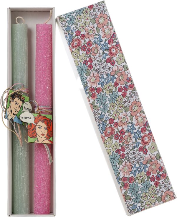 Λαμπαδάκια Τι Έχεις-Ζευγάρι Σε Κουτί (98.29.5091) (0)