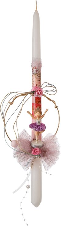 Λαμπάδα Μπαλαρινάκι-Στεφανάκι Πον Πον (98.29.5147) (0)