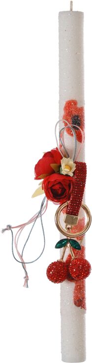 Λαμπάδα Μπρελόκ Κερασάκι Στρας (98.29.5352) (0)