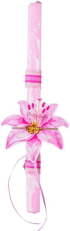 Λαμπάδα Βραχιόλι Επιχρυσομένο Λουλούδι 1.6cm (ML26002) (0)