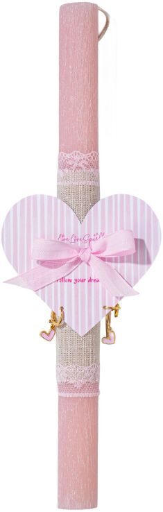 Λαμπάδα Σκουλαρίκια Κρίκος Καρδιές Σε Χάρτινη Καρδιά (ML26025) (0)