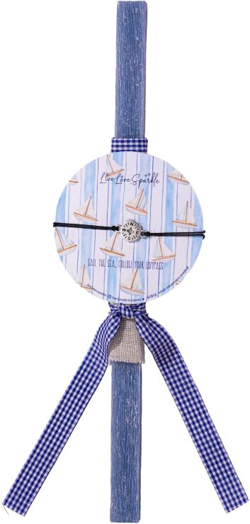 Λαμπαδάκι Βραχιόλι Επάργυρη Πυξίδα 1.2cm (ML26030) (0)