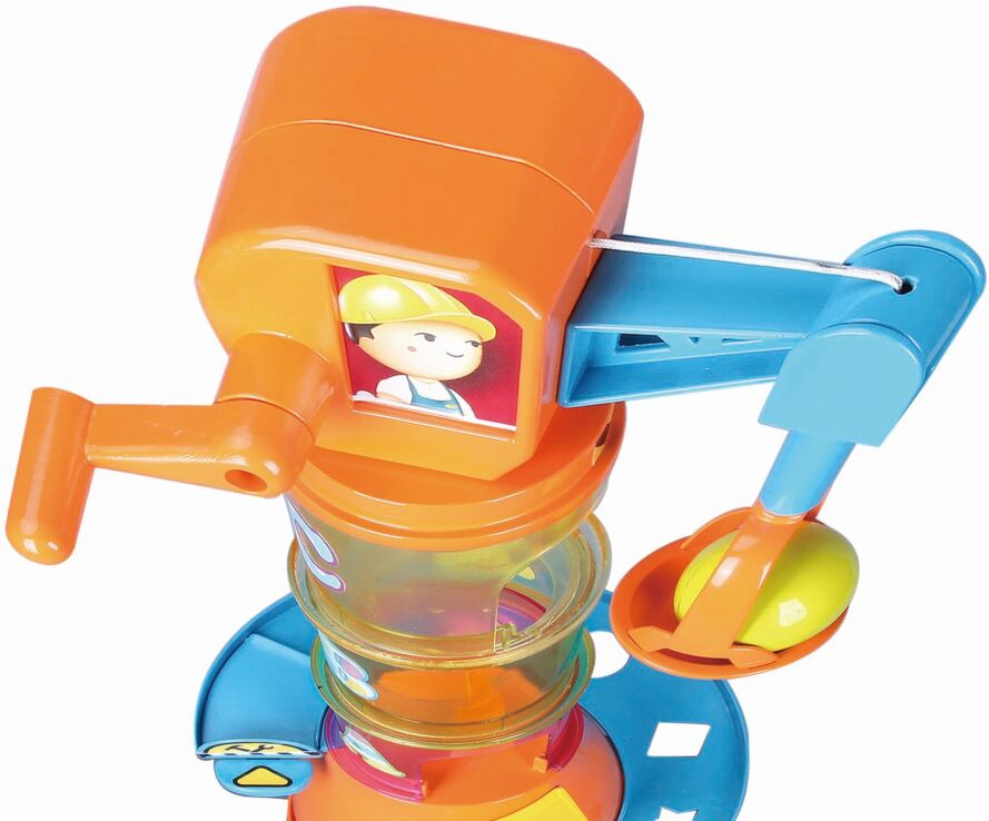 Burago Junior Volvo Stacking Crane (16-88605) (2)