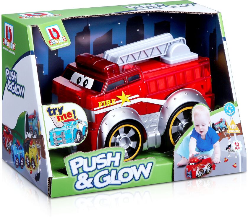 Burago Junior Fire Truck Push & Glow (16-89006) (1)